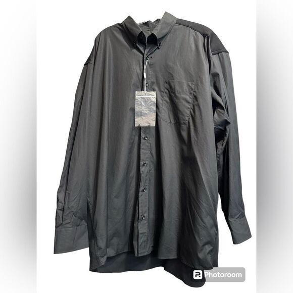 Maison Margiela NWT Oversized Co-Ed Collection Padded Button Down Black Size 36 - Picture 6 of 10